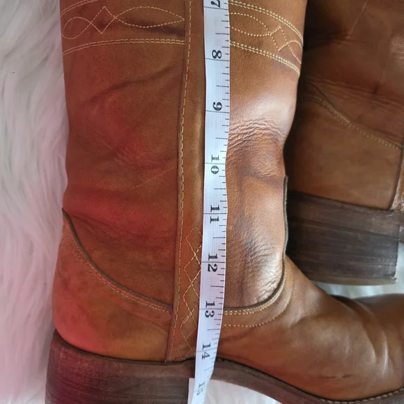 Vintage Stitching Horse Campus Boots Size 8 1/2D - Picture 13 of 16